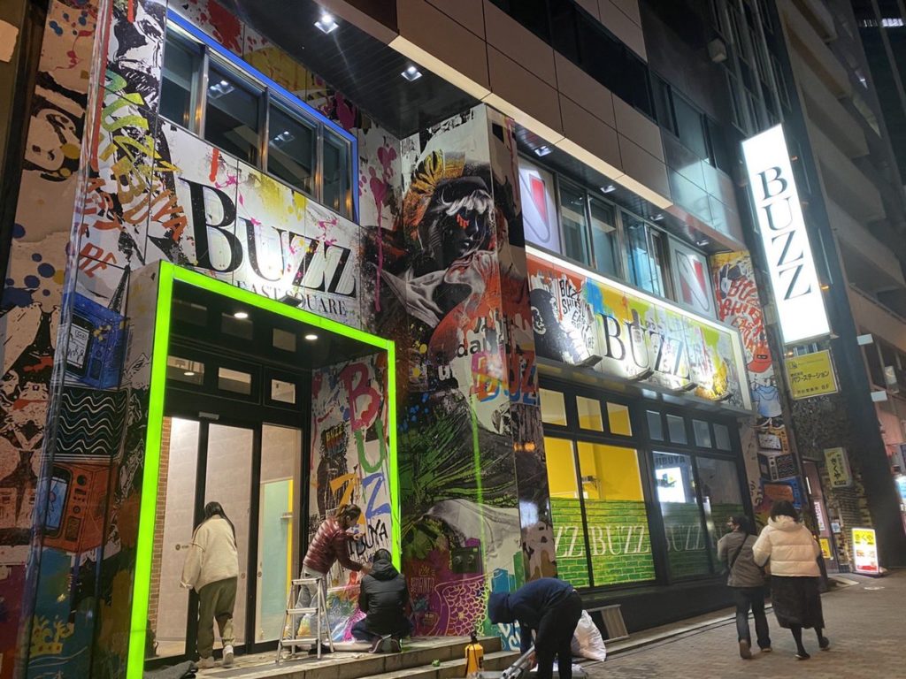 BUZZ渋谷東口SQUARE 内装デザイン