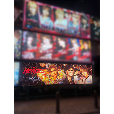 ACQUA GROUP THE HEROES 看板デザイン