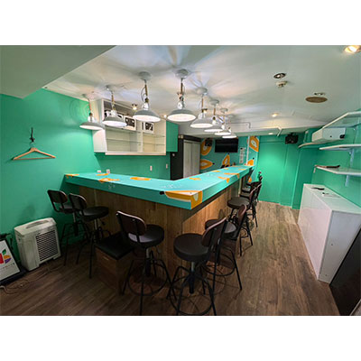 ぱぱいやはなれ 内装デザイン